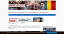 Desktop Screenshot of muzica-populara.org