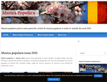Tablet Screenshot of muzica-populara.org